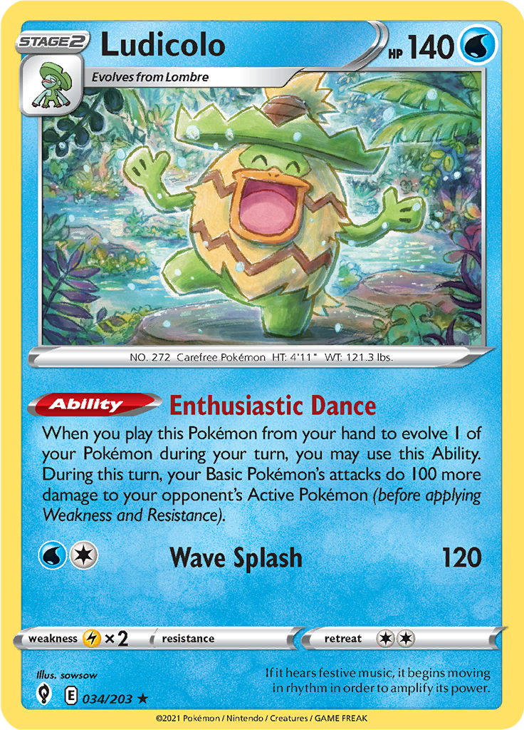 Ludicolo (Reverse Holo)