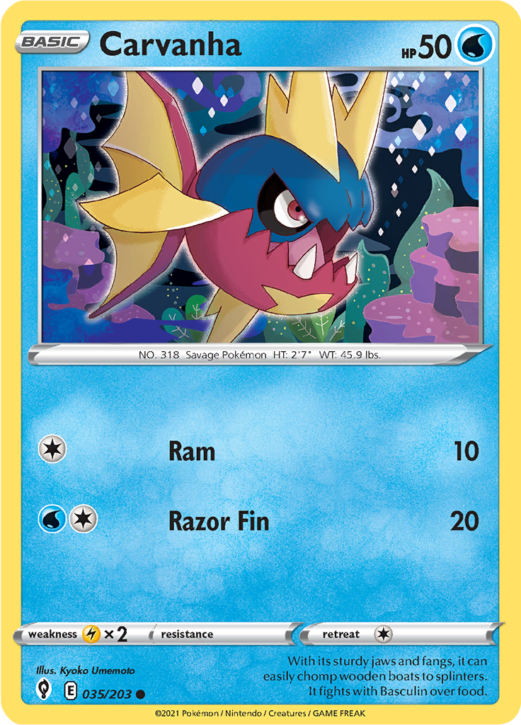 Carvanha (Reverse Holo)