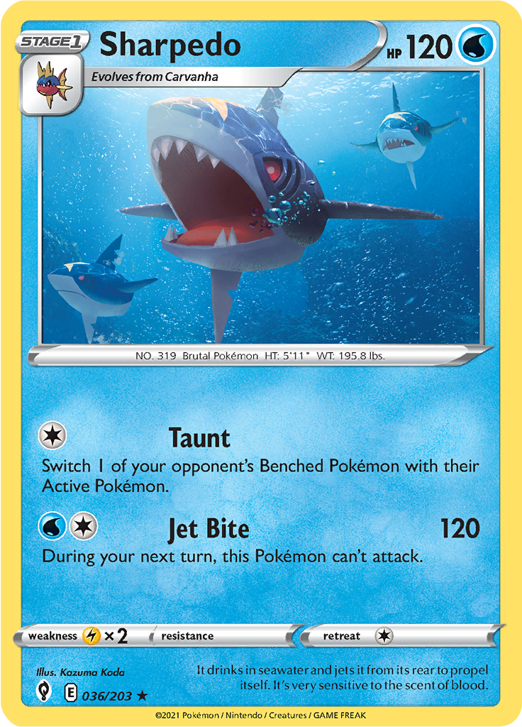 Sharpedo (Reverse Holo)