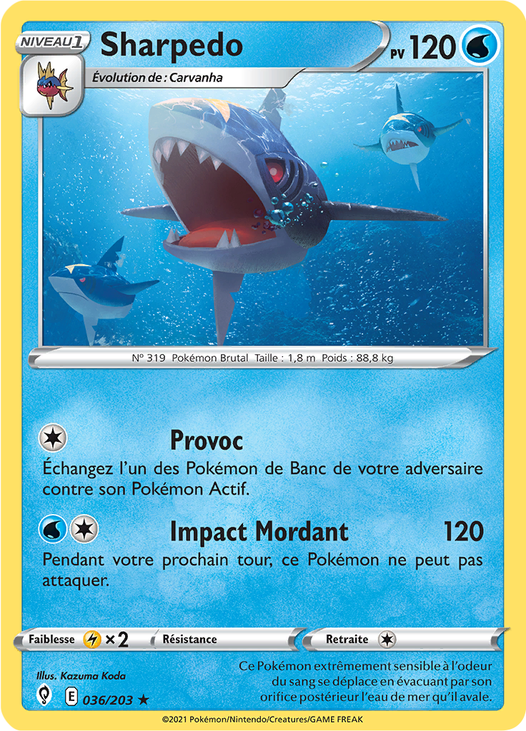 Sharpedo (Reverse Holo)