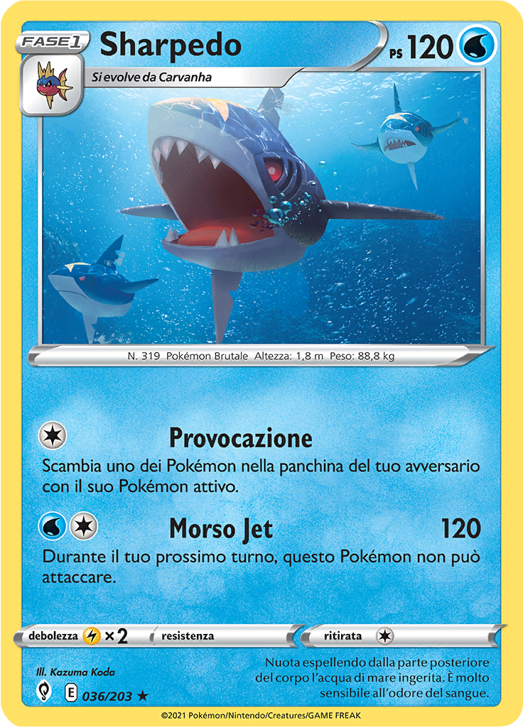 Sharpedo (Reverse Holo)