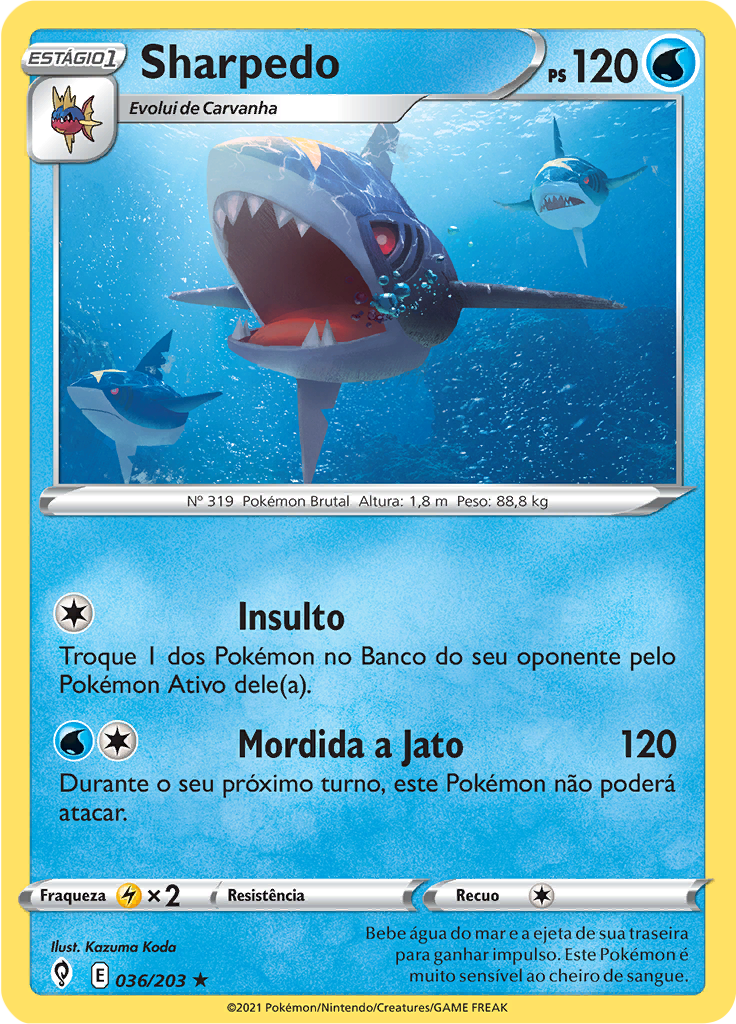 Sharpedo (Reverse Holo)