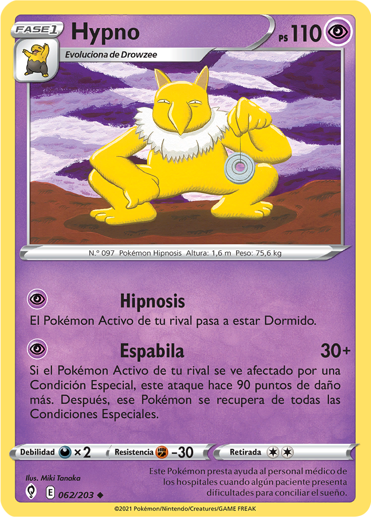 Hypno (Reverse Holo)