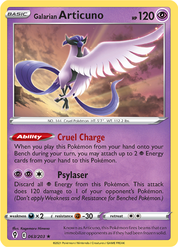 Galarian Articuno (Reverse Holo)