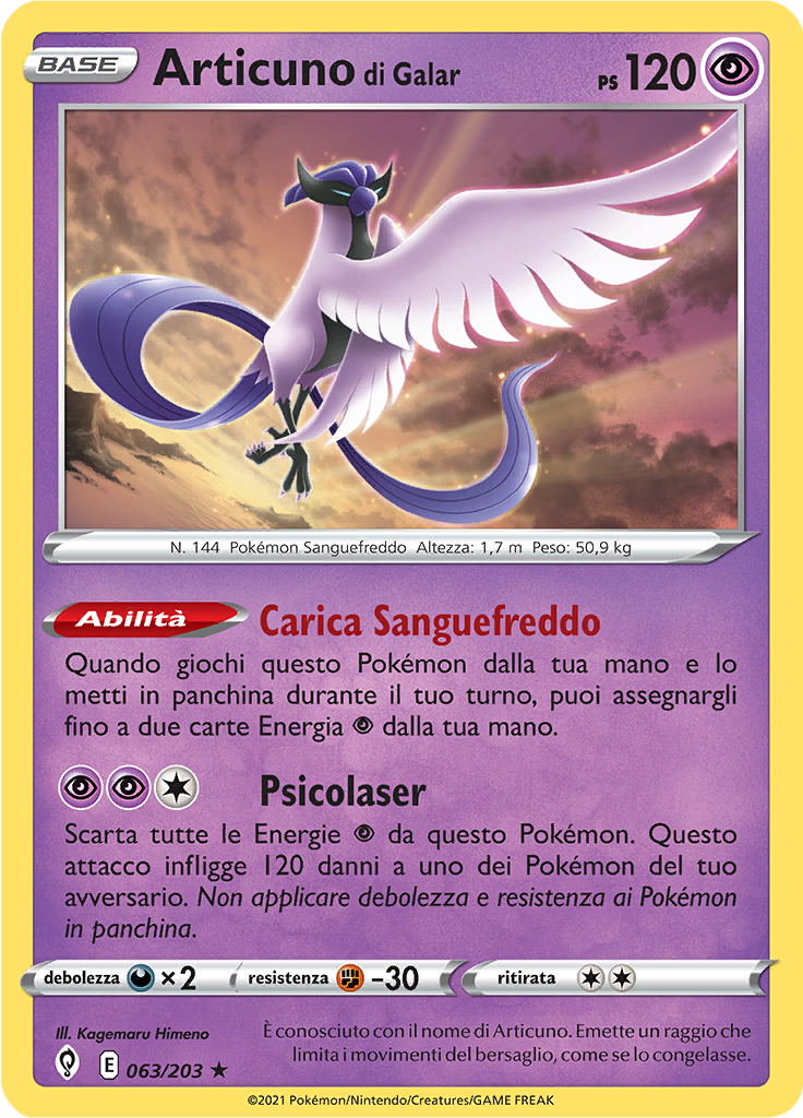 Articuno di Galar (Reverse Holo)