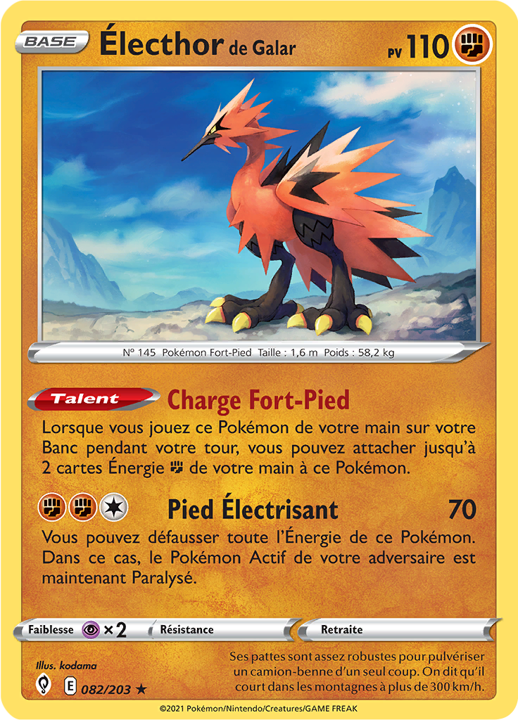 Électhor de Galar (Reverse Holo)