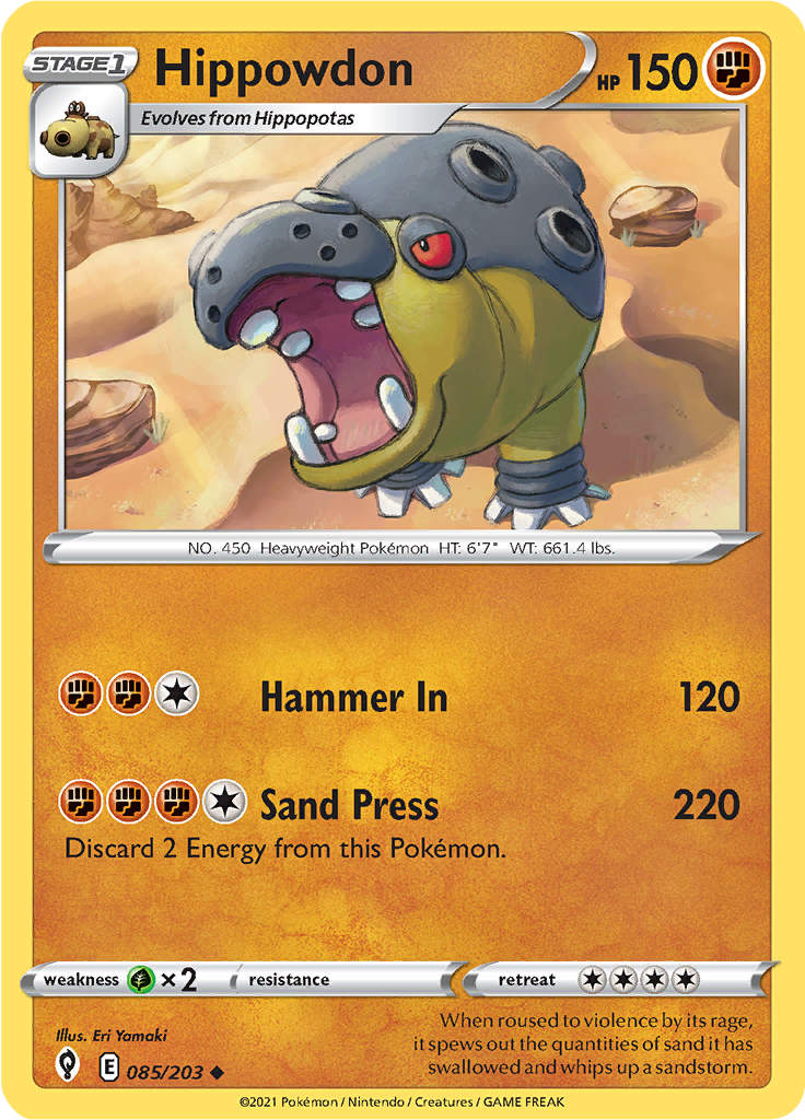 Hippowdon (Reverse Holo)