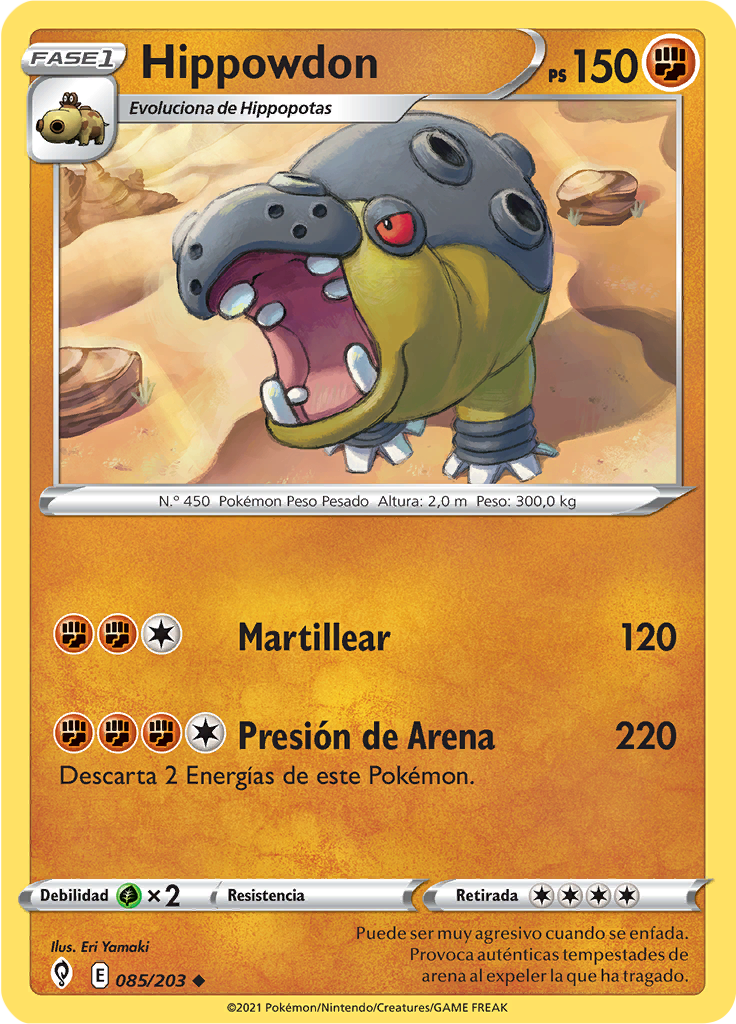 Hippowdon (Reverse Holo)