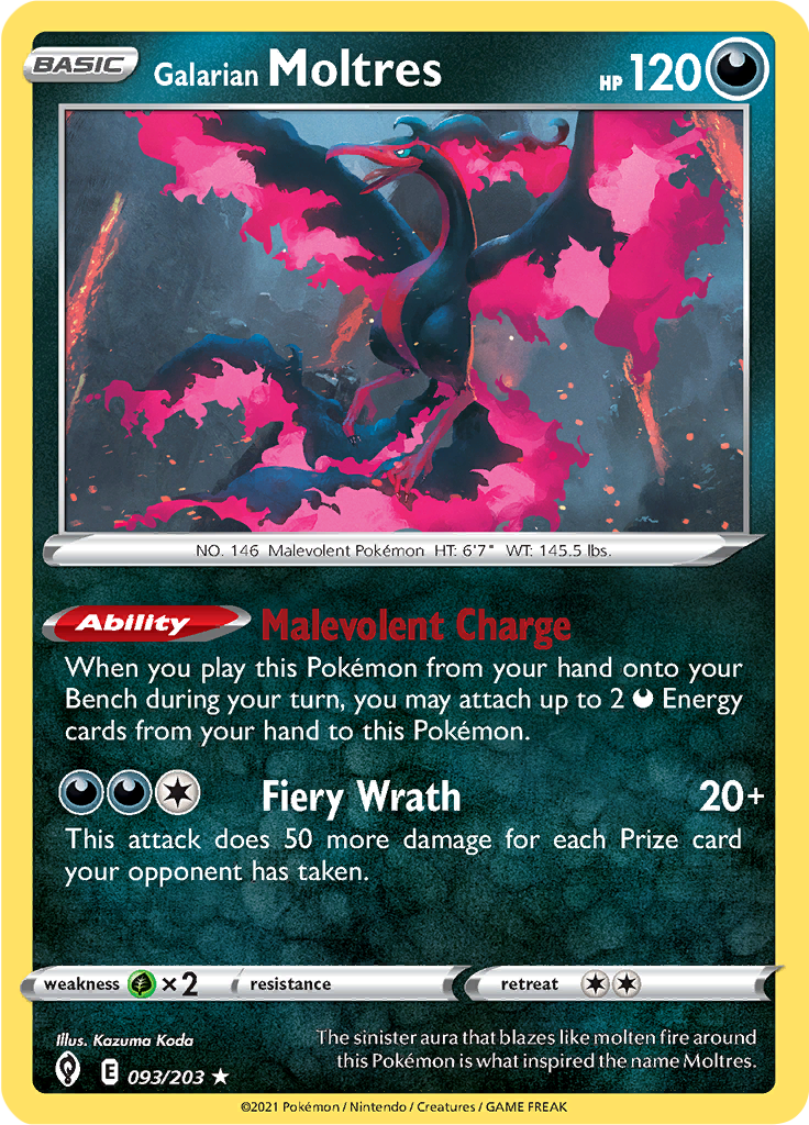 Galarian Moltres (Reverse Holo)