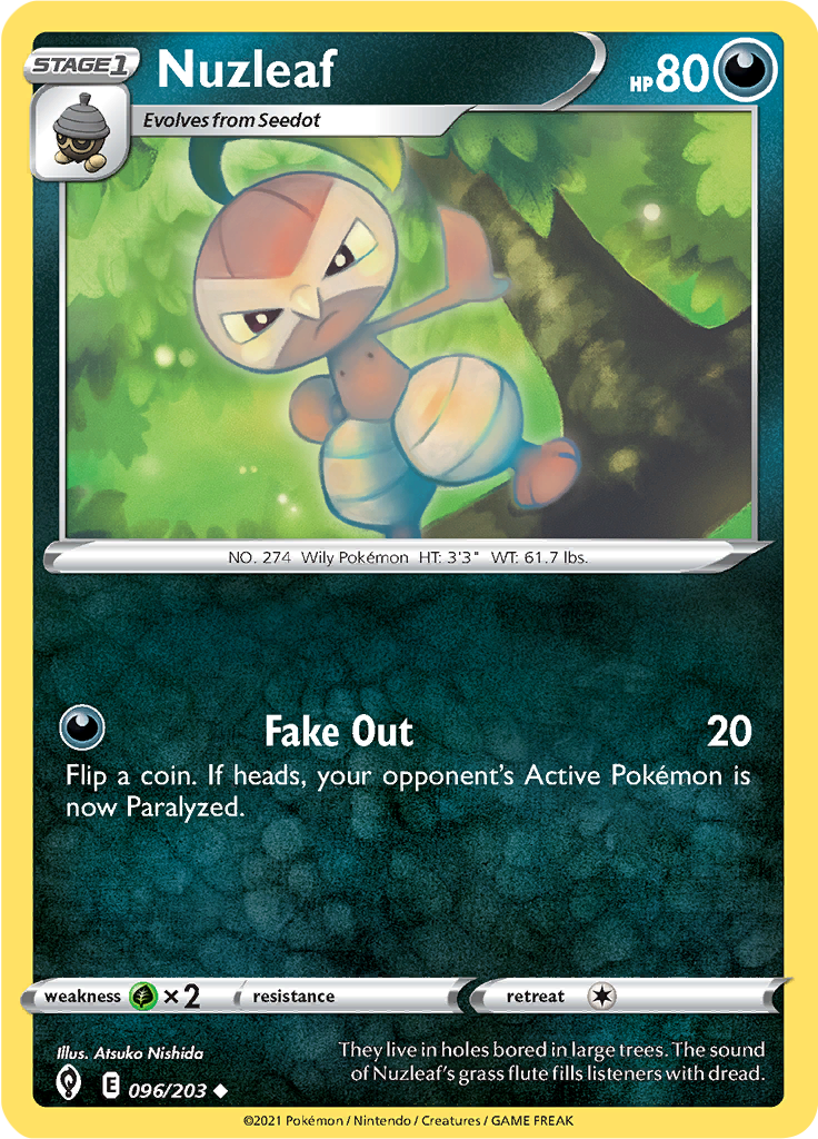 Nuzleaf (Reverse Holo)