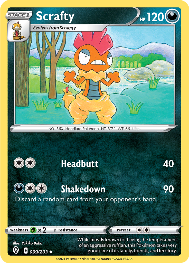 Scrafty (Reverse Holo)