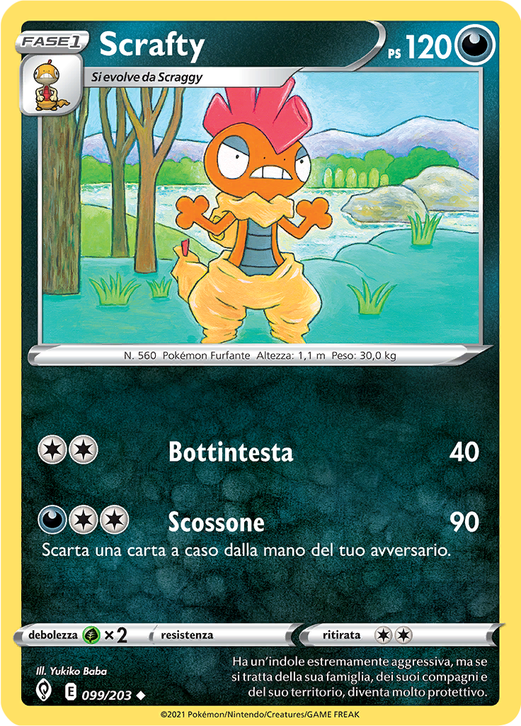 Scrafty (Reverse Holo)