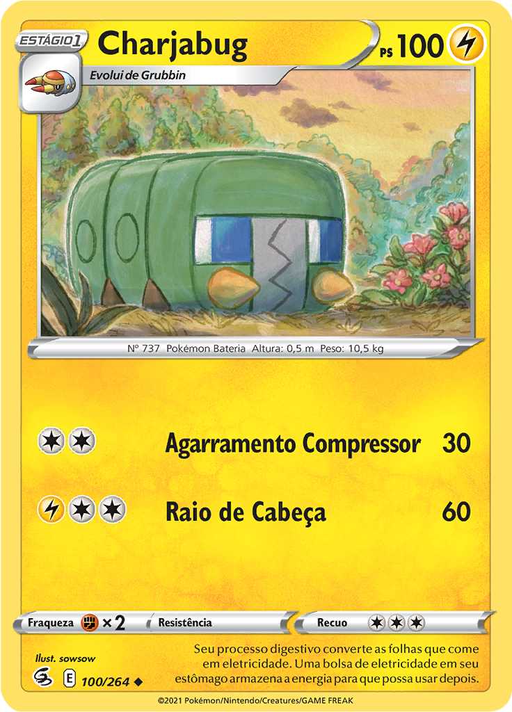 Charjabug (Reverse Holo)