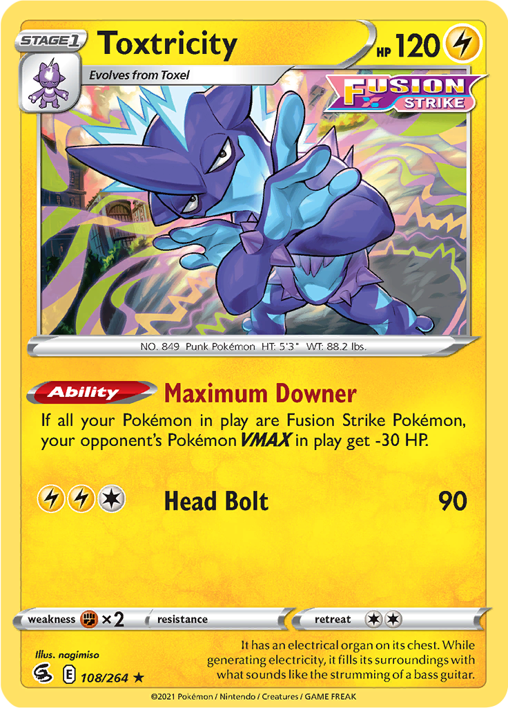 Toxtricity (Reverse Holo)
