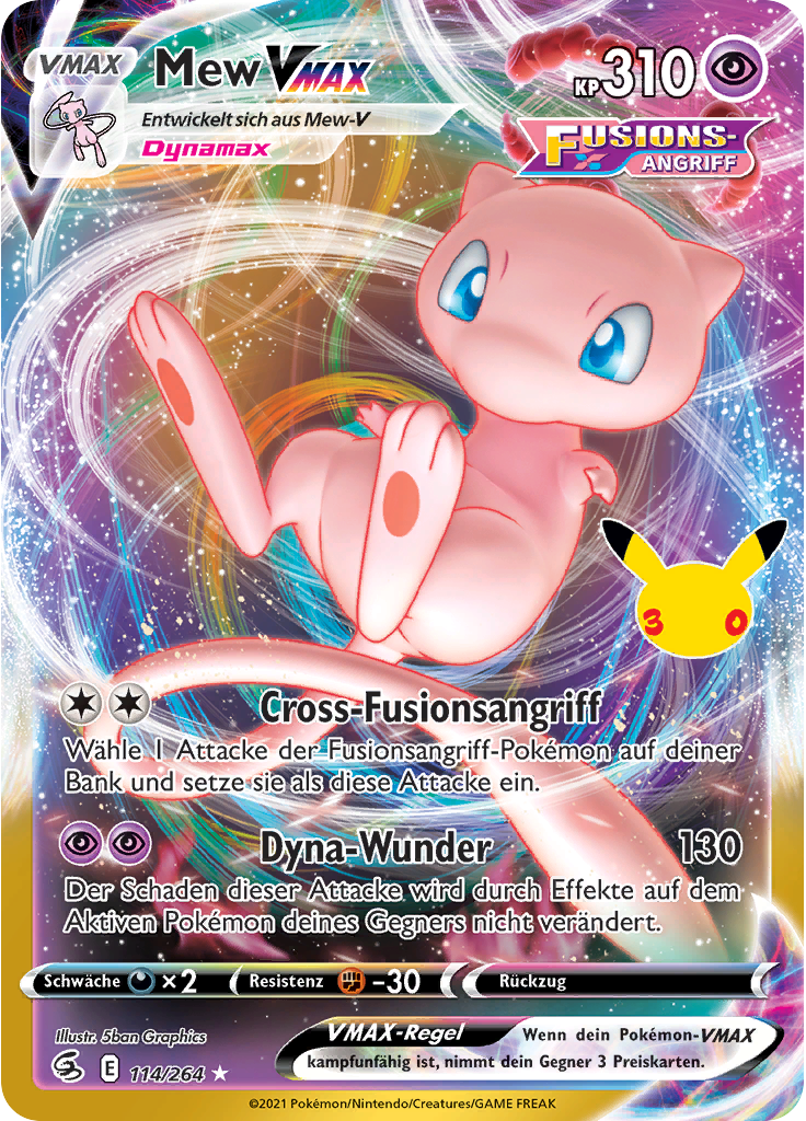 Mew VMAX (30th Celebration)