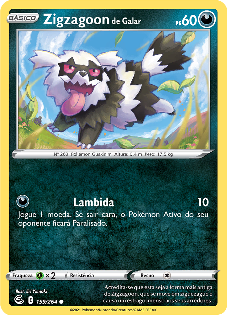 Zigzagoon de Galar (Reverse Holo)