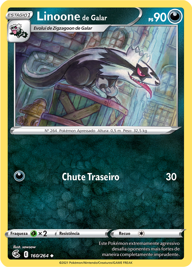 Linoone de Galar (Reverse Holo)