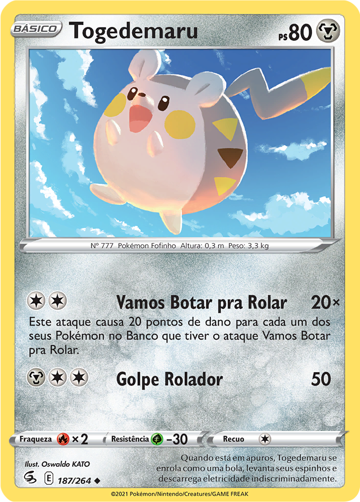 Togedemaru (Reverse Holo)