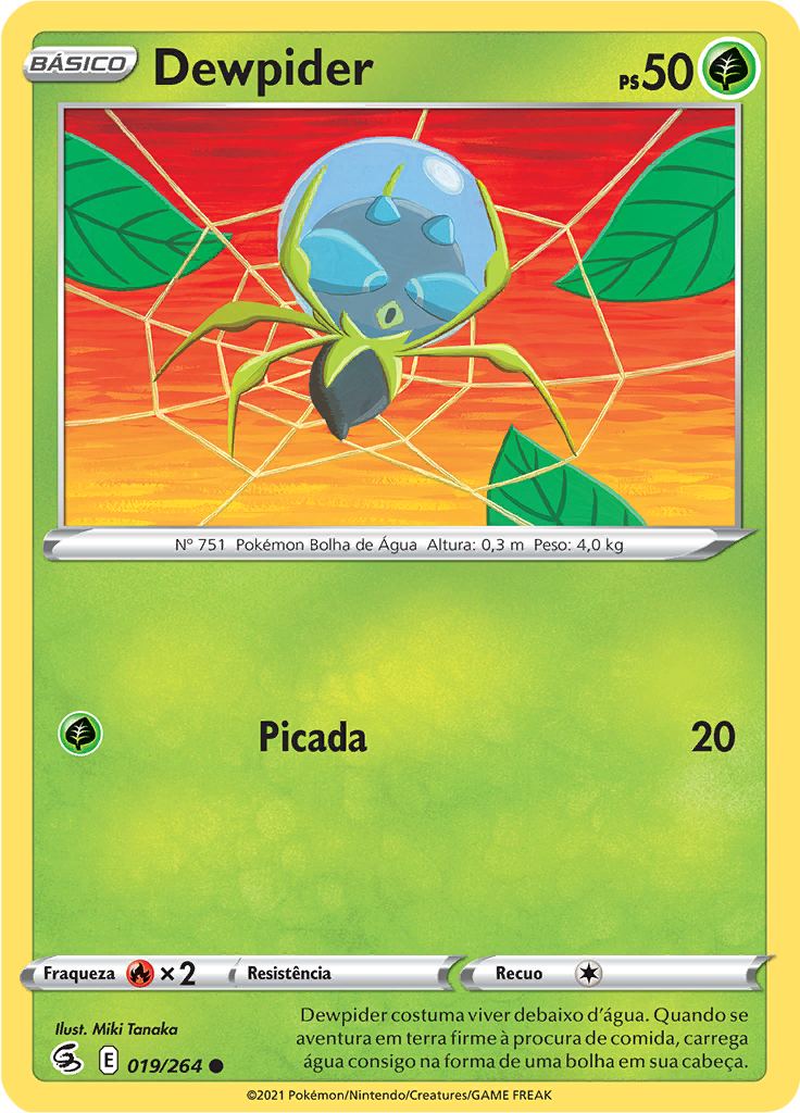 Dewpider (Reverse Holo)