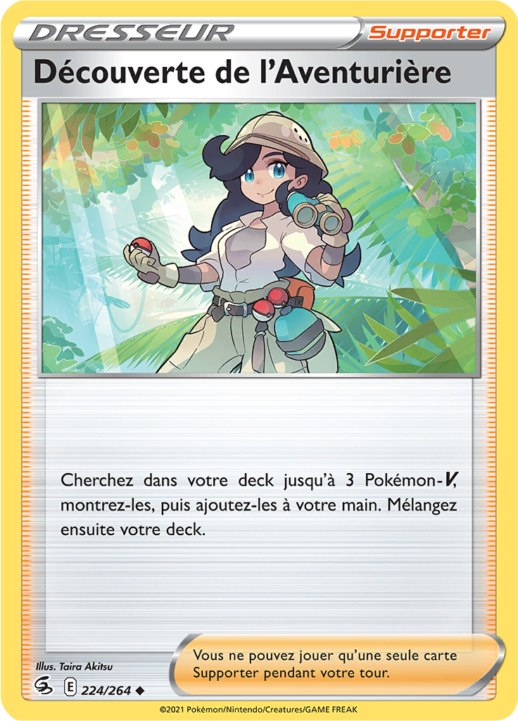 Découverte de l'Aventurière