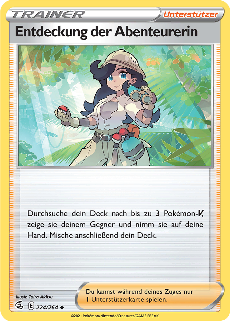 Entdeckung der Abenteurerin (Reverse Holo)