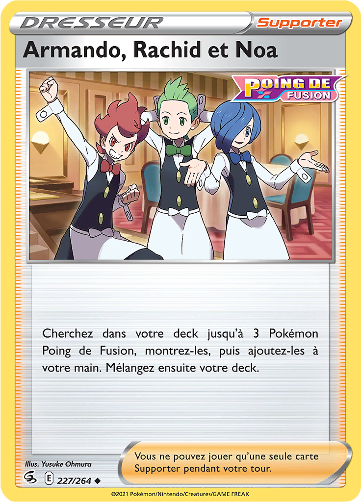 Armando, Rachid et Noa (Reverse Holo)