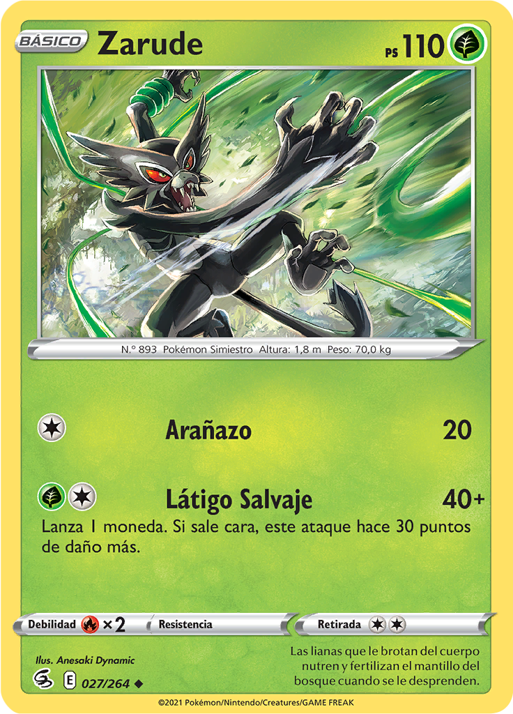 Zarude (Reverse Holo)