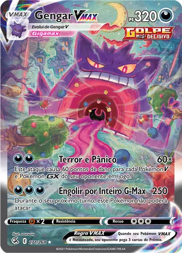 Gengar VMAX — Golpe Fusão