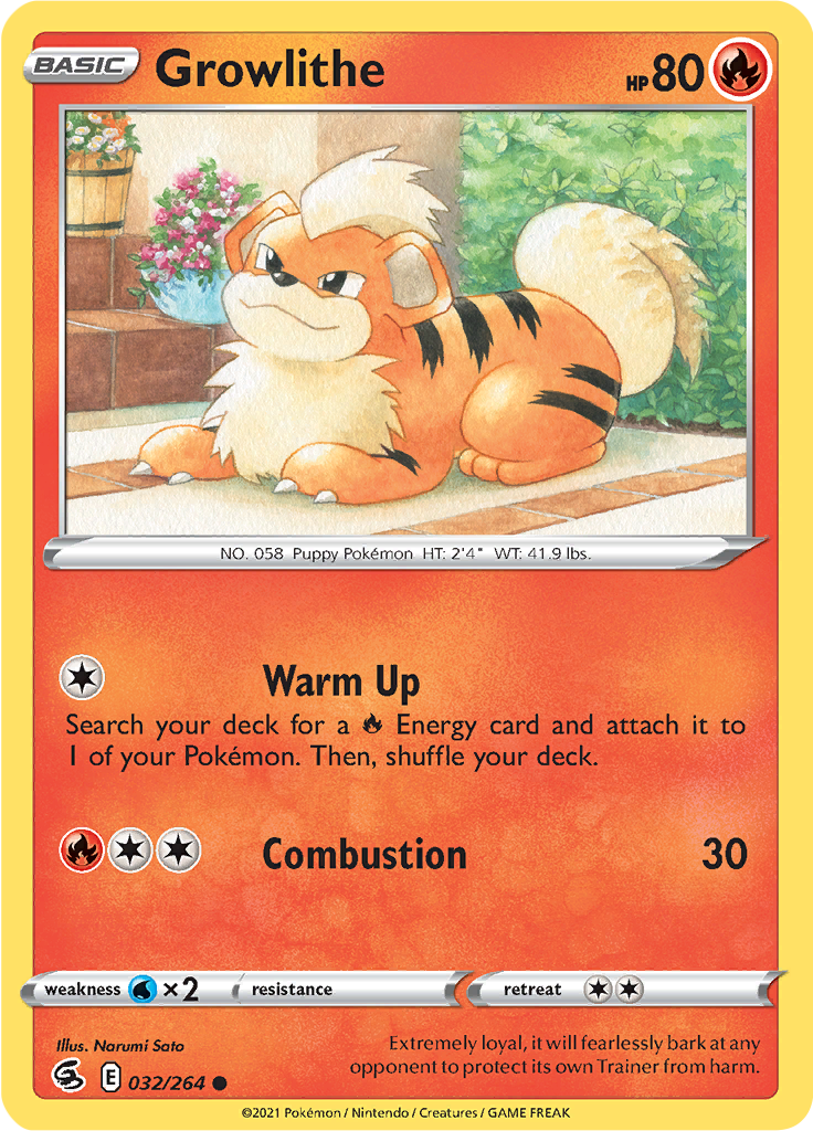 Growlithe (Reverse Holo)