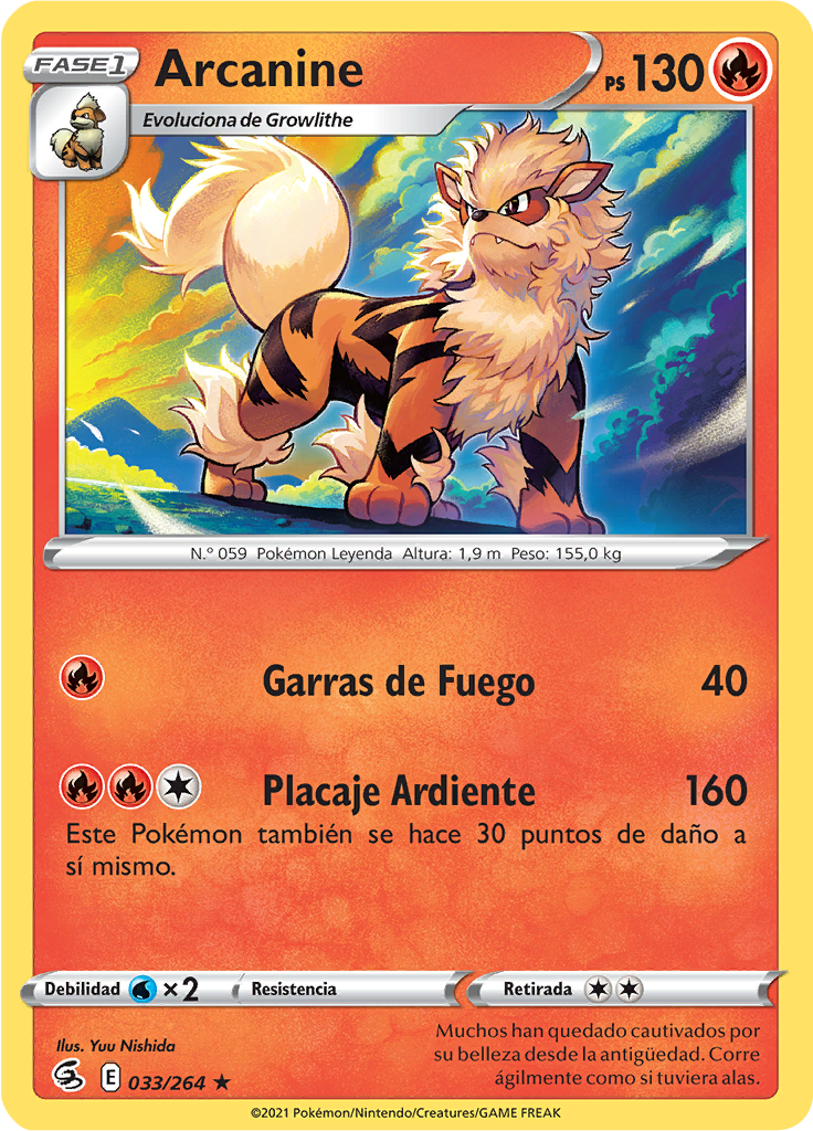 Arcanine (Reverse Holo)