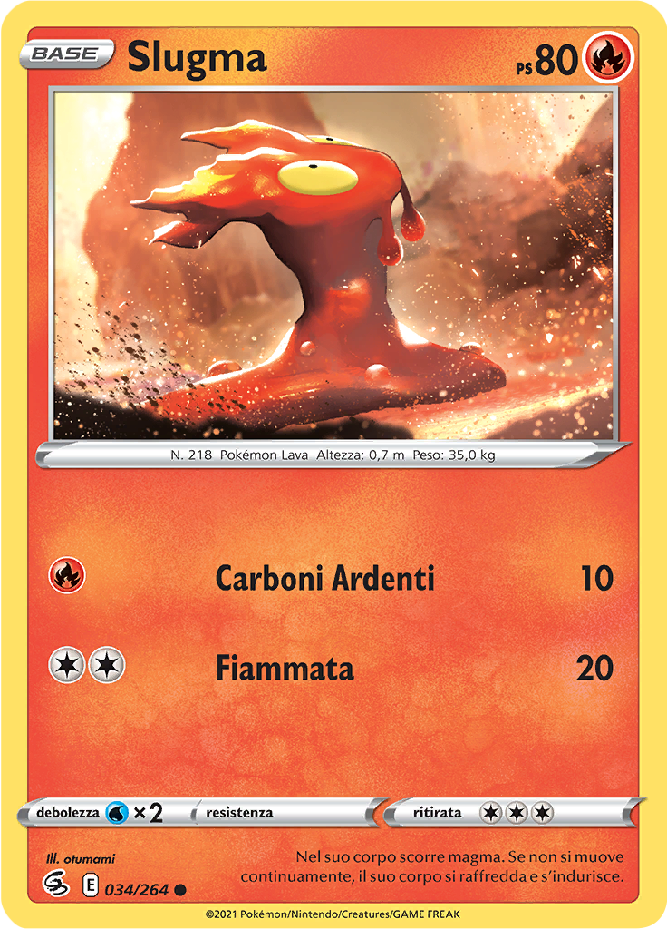 Slugma (Reverse Holo)
