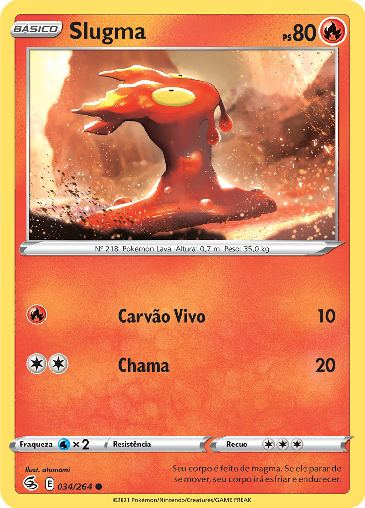 Slugma (Reverse Holo)
