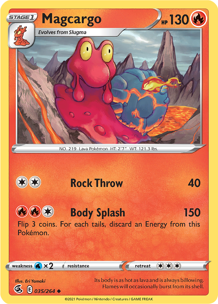 Magcargo (Reverse Holo)