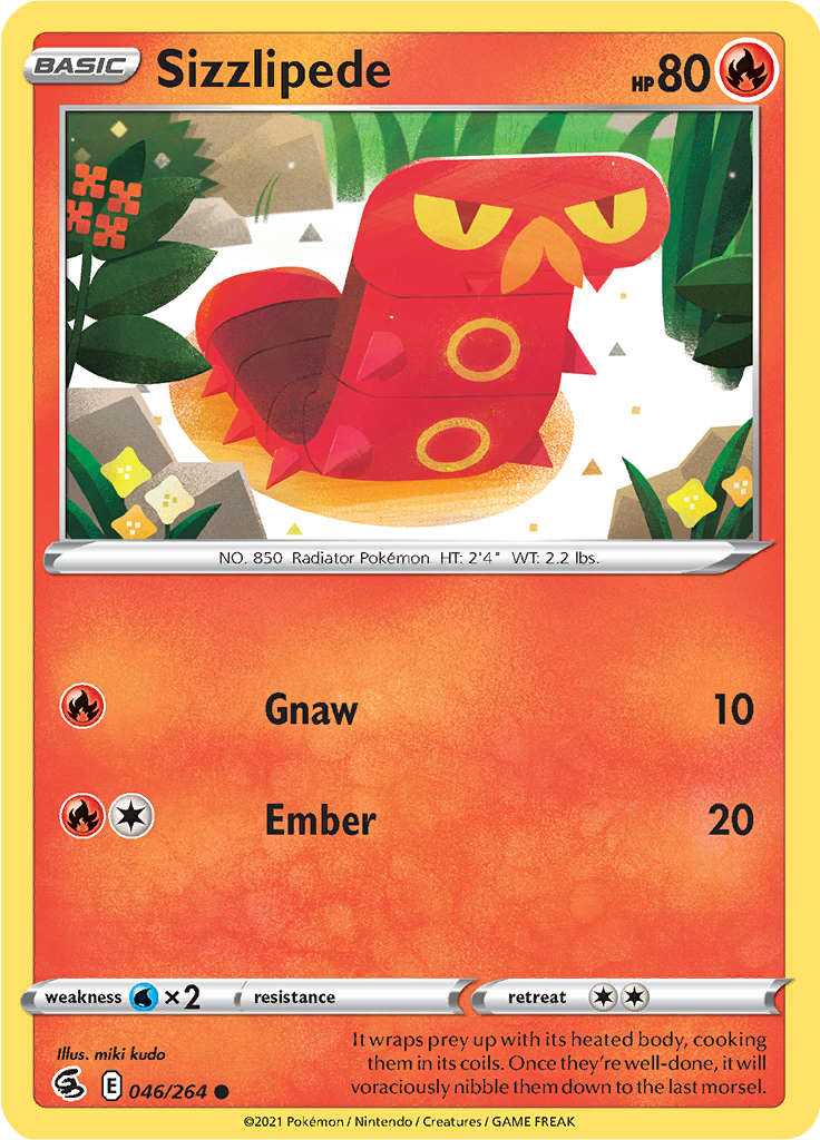 Sizzlipede (Reverse Holo)