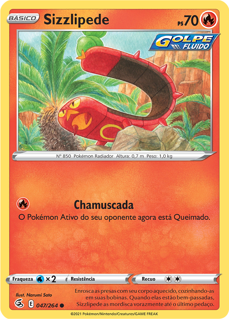Sizzlipede (Reverse Holo)
