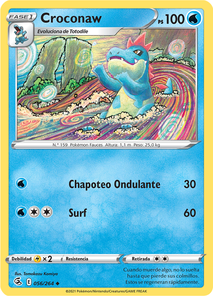 Croconaw (Reverse Holo)