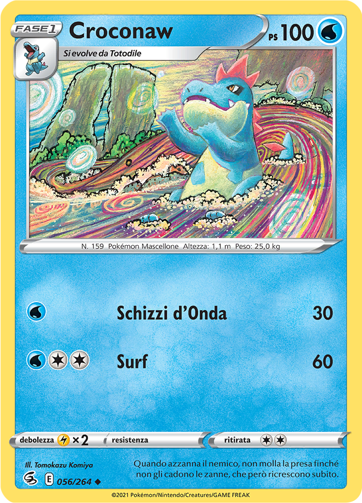 Croconaw (Reverse Holo)