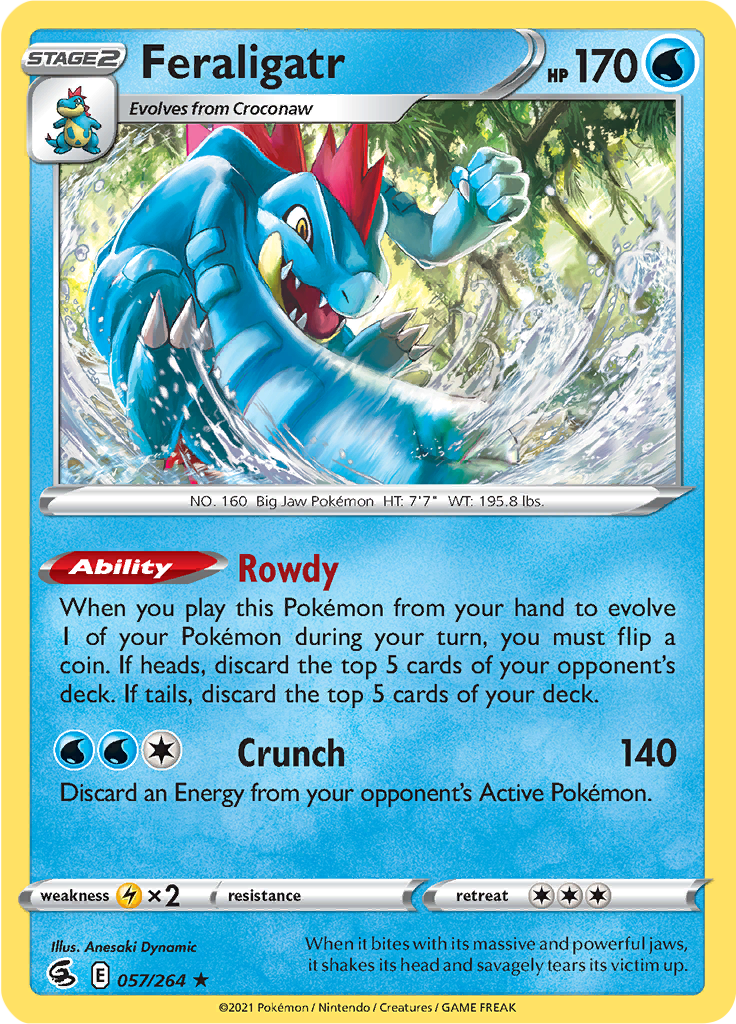 Feraligatr (Reverse Holo)