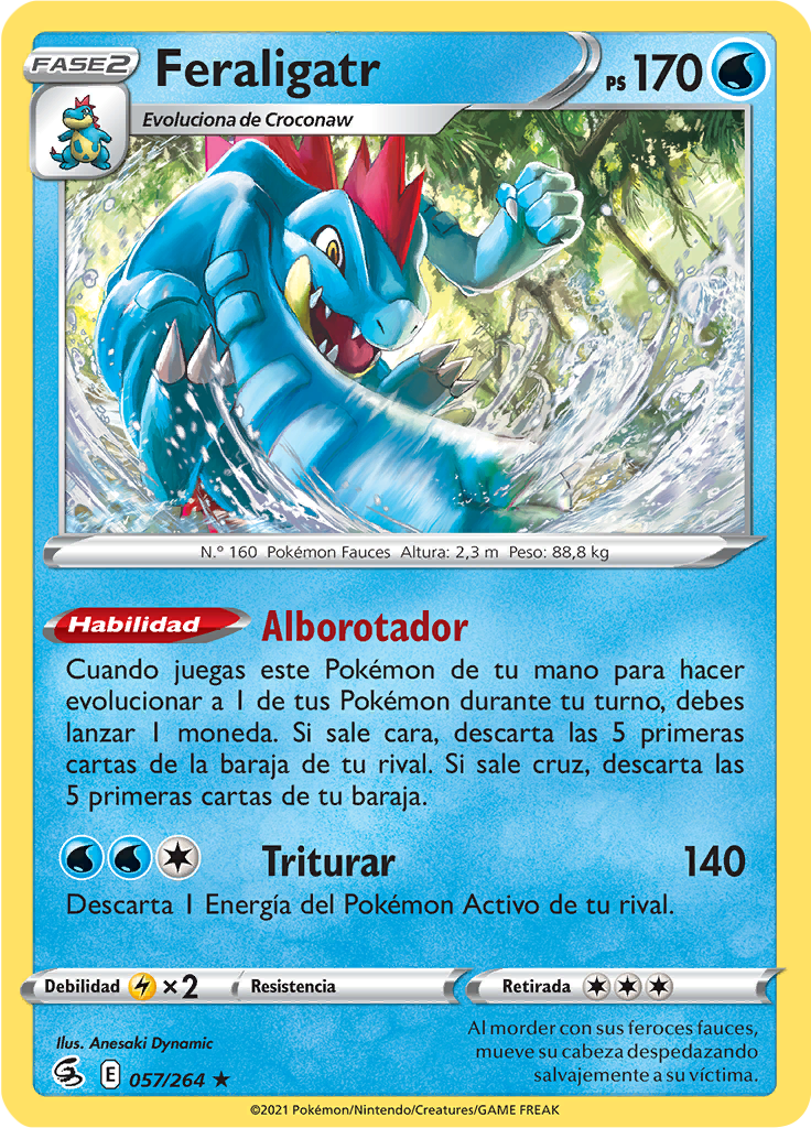 Feraligatr (Reverse Holo)
