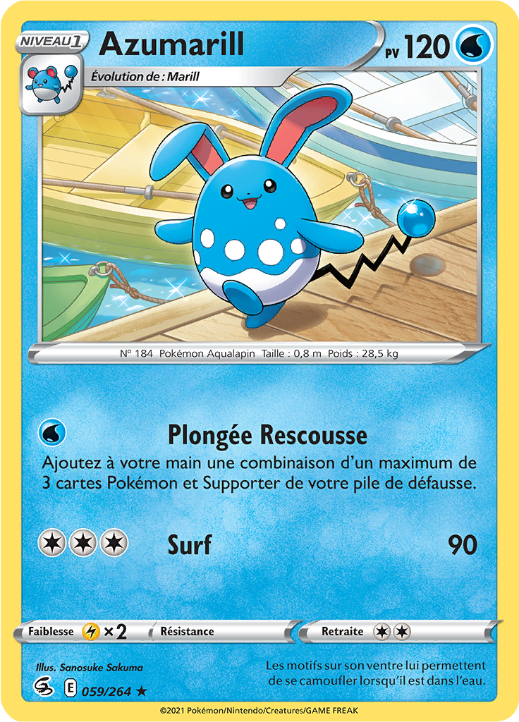 Azumarill (Reverse Holo)