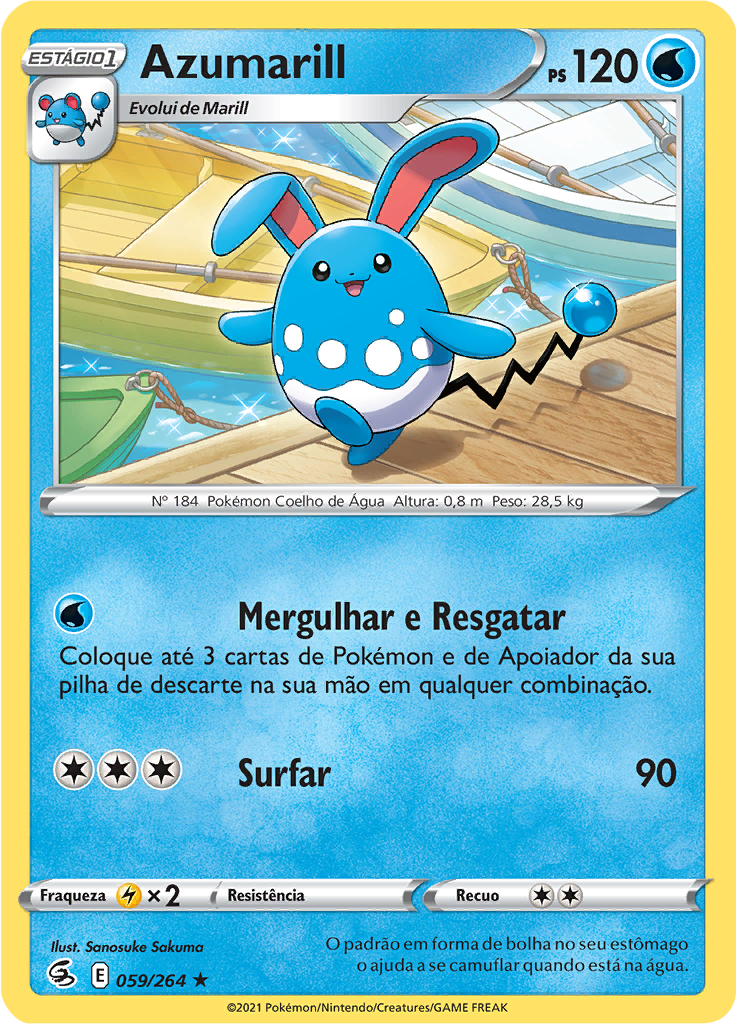 Azumarill (Reverse Holo)