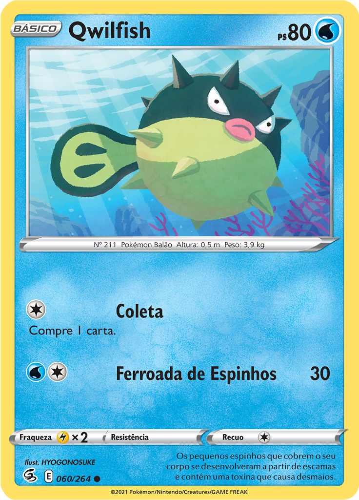 Qwilfish (Reverse Holo)