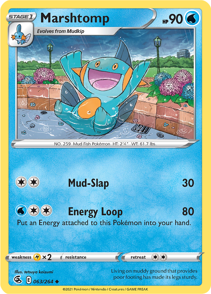 Marshtomp (Reverse Holo)