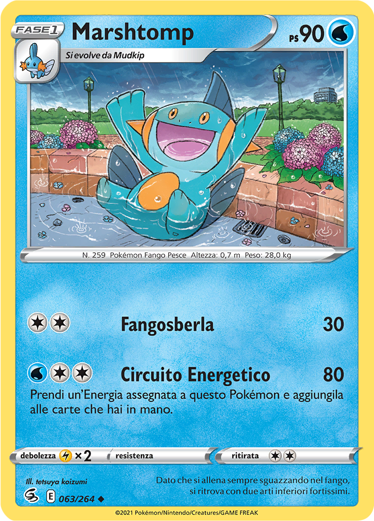 Marshtomp (Reverse Holo)