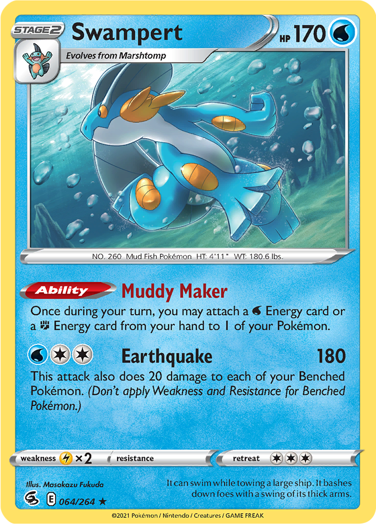 Swampert (Reverse Holo)