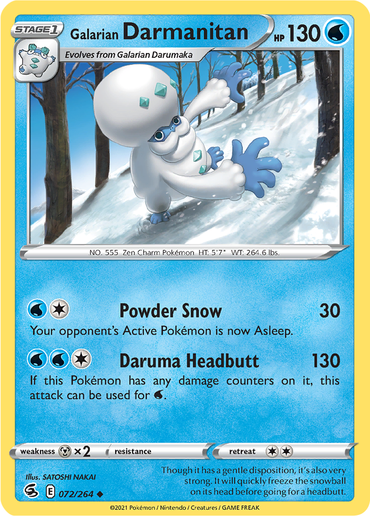 Galarian Darmanitan (Reverse Holo)