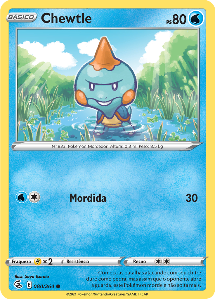 Chewtle (Reverse Holo)