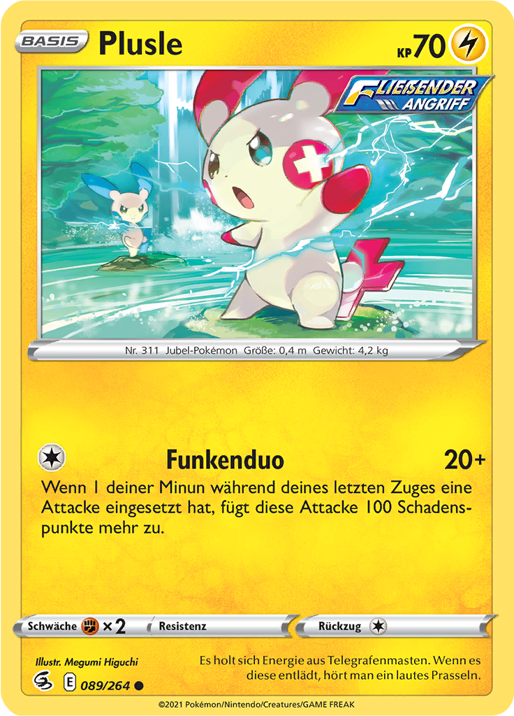 Plusle (Reverse Holo)