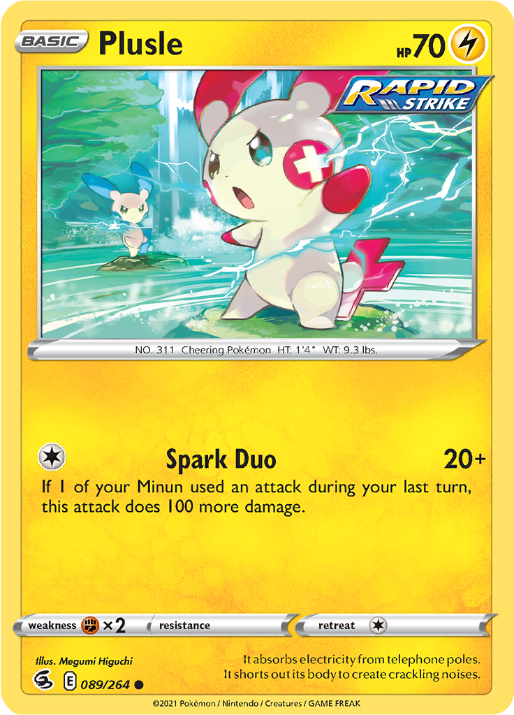 Plusle (Reverse Holo)
