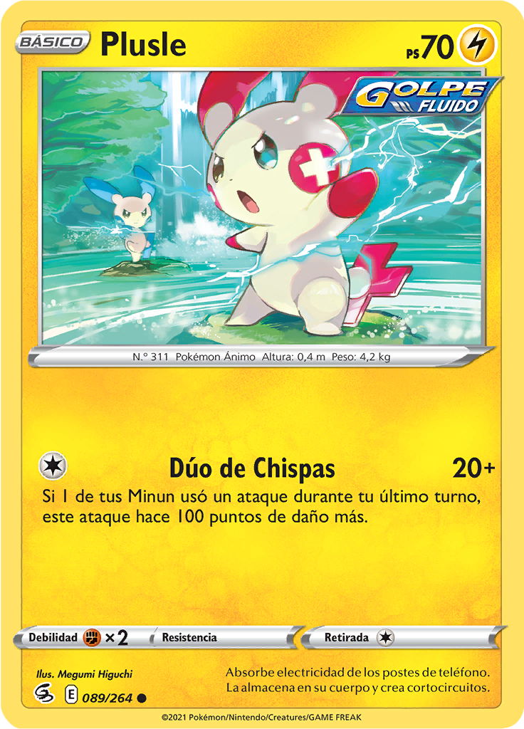 Plusle (Reverse Holo)
